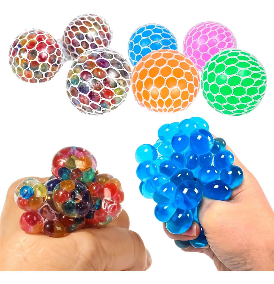 12 Malla Pelotas Anti Ansiedad Juego Para Niños