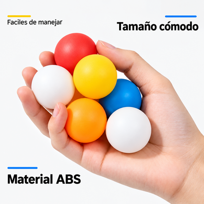 Pelotas de Ping Pong Set de 60 Unidades | Juego y Entretenimiento Seguro para Niños y Familia