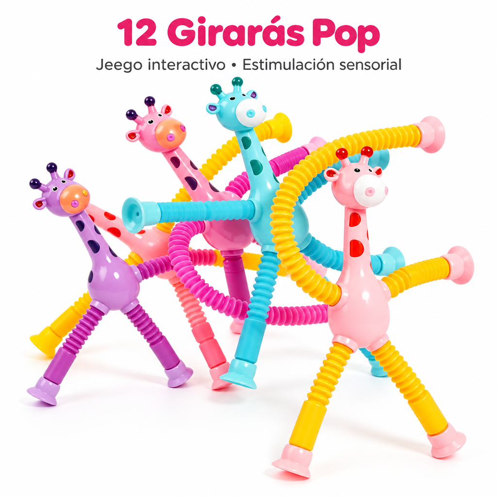 12 Girarás Pop — Juego Interactivo -Estimulación Sensorial.