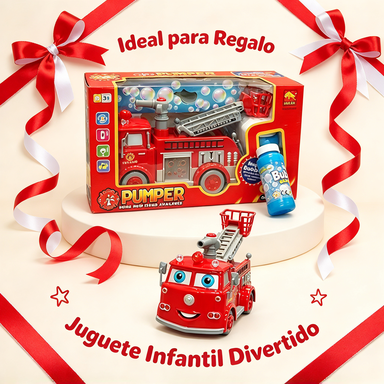 Camión Bomberos Burbujas Fun Pumper Juguete Infantil