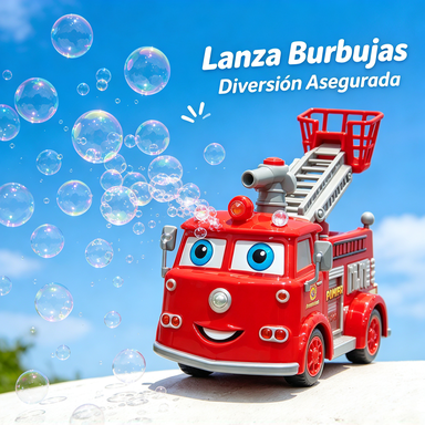 Camión Bomberos Burbujas Fun Pumper Juguete Infantil