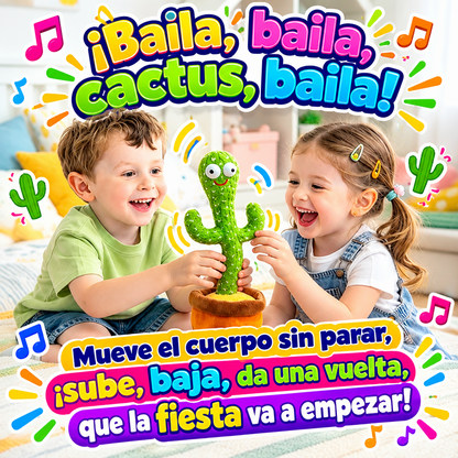 Cactus Bailarín | Juguete Interactivo que Canta, Baila y Repite
