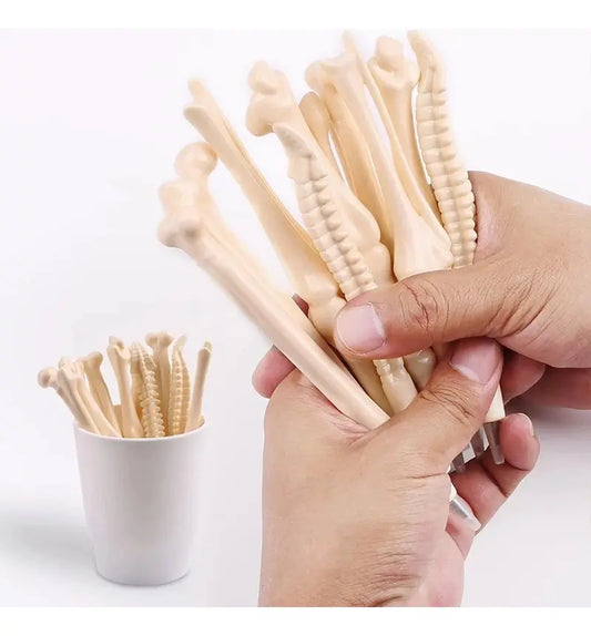 12 Lápiz Forma De Huesos Kinesiólogo Para Niños Y Adultos