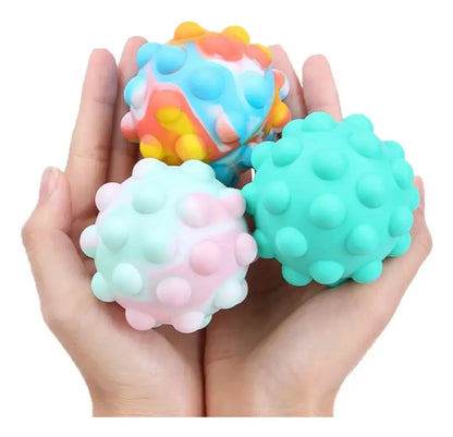 10 Pelotas Pop Its Sensoriales Regalo Cotillon