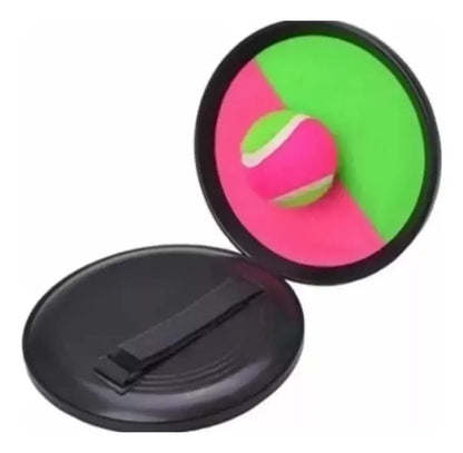 Kit Atrapa Pelota Con Velcro Juego Niños Y Adultos
