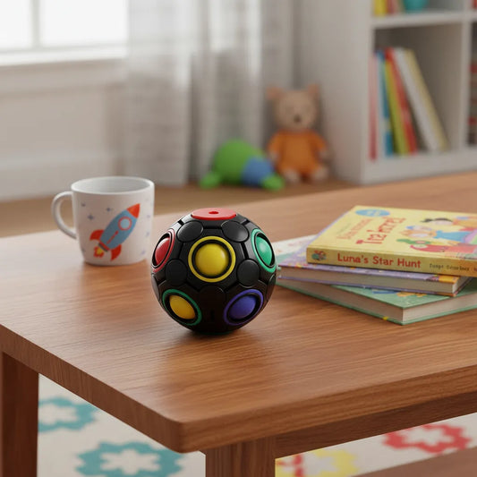 Cubo Rubik Tipo Pelota De Futbol Juego Destreza Y Agilidad