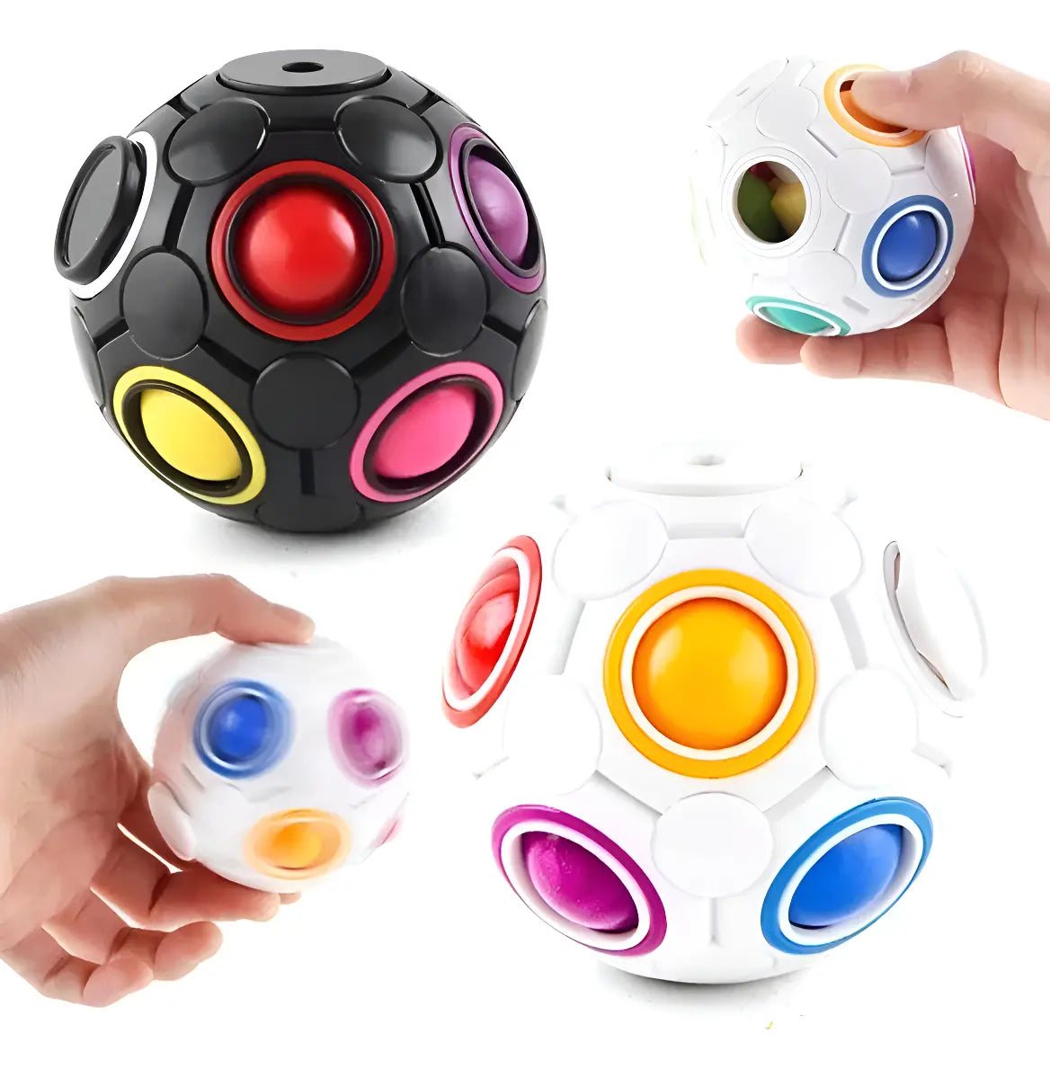 Cubo Rubik Tipo Pelota De Futbol Juego Destreza Y Agilidad