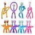 10 Jirafas Tubos Pop Con Ventosa Sensorial Para Niños
