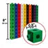 Caja Con 100 Unidades De Bloques De Construcción
