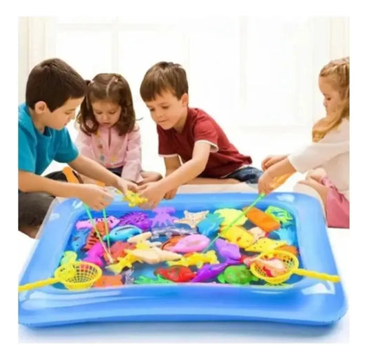 Juego De Pesca Con Piscina Para Niños Regalo