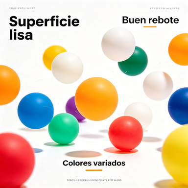 Pelotas de Ping Pong Set de 60 Unidades | Juego y Entretenimiento Seguro para Niños y Familia
