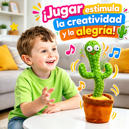 Cactus Bailarín | Juguete Interactivo que Canta, Baila y Repite