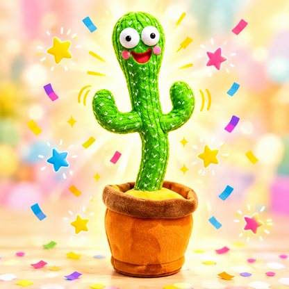 Cactus Bailarín | Juguete Interactivo que Canta, Baila y Repite